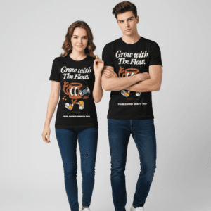 Matching T-Shirt Combo for Women & Man – 100% Cotton, Comfortable & Trendy Graphic Tees