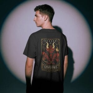 Pixelfy Season of shadow Oversized Tshirt Cotton